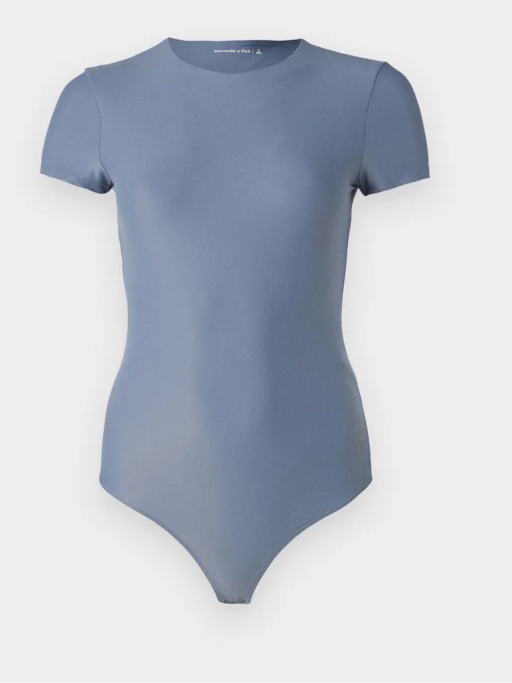 Abercrombie & Fitch Blue Short-Sleeve One-Piece Bodysuit